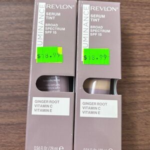 NIB Revlon Illuminance Serum Tint SPF 15 #405 Hazel 0.94 oz Each 2 pack
